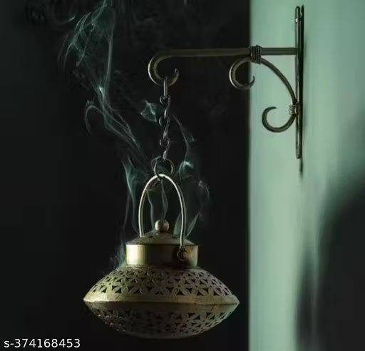 Handcrafted Dhoop Degchi Lantern – Wall Hanging T-Light Holder with Bracket - Style My Room