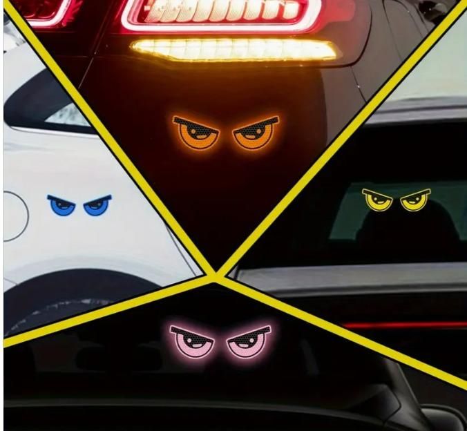 2 Pieces Monster Eyes Car Reflective Stickers Pack of 1 jyxge4-69