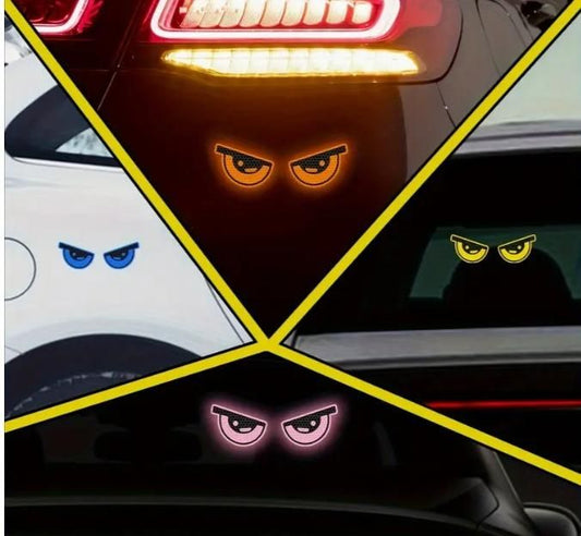 2 Pieces Monster Eyes Car Reflective Stickers Pack of 1 jyxge4-69