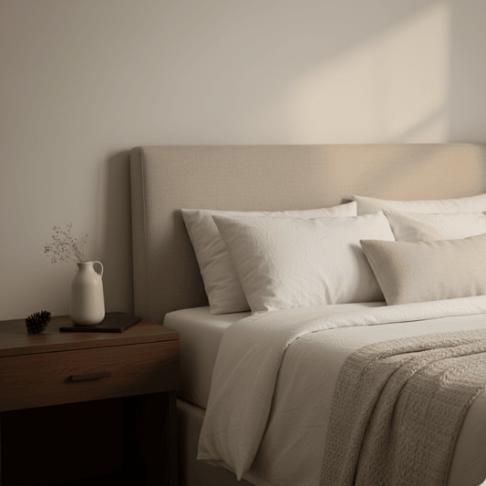 Off-White Ceramic Jug Vase – 7" Flower Pot for Table & Home Décor Style My Room