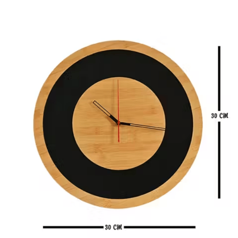 Stylish Wooden Wall Clock – Minimalist Design Style My Room