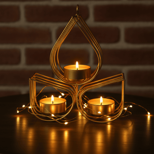 Metal Hanging Candle Holder – Tealight Lantern Décor Style My Room