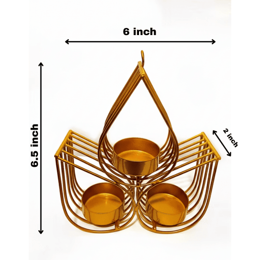 Metal Hanging Candle Holder – Tealight Lantern Décor Style My Room
