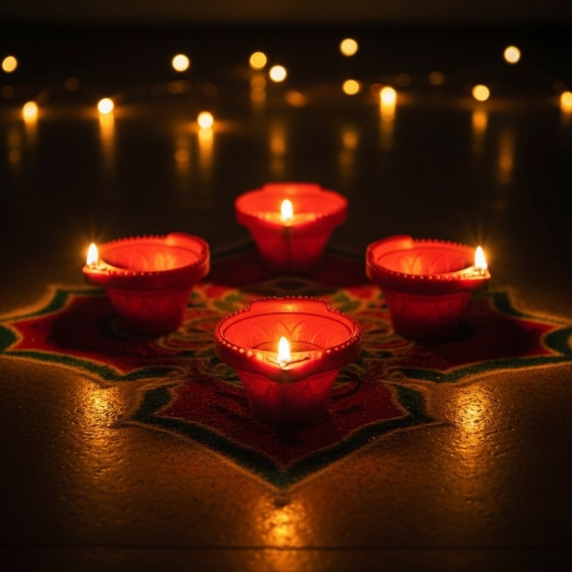 Smart LED Water Sensor Diyas – Glow Instantly with Water Style My Room