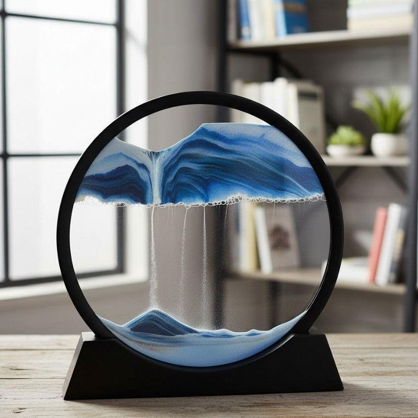 Relaxing Kinetic Sandscape Art Table Desk jyxge4-69