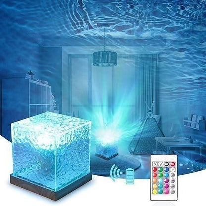 Rotating Water Ripple Night Light Aura Lamp jyxge4-69