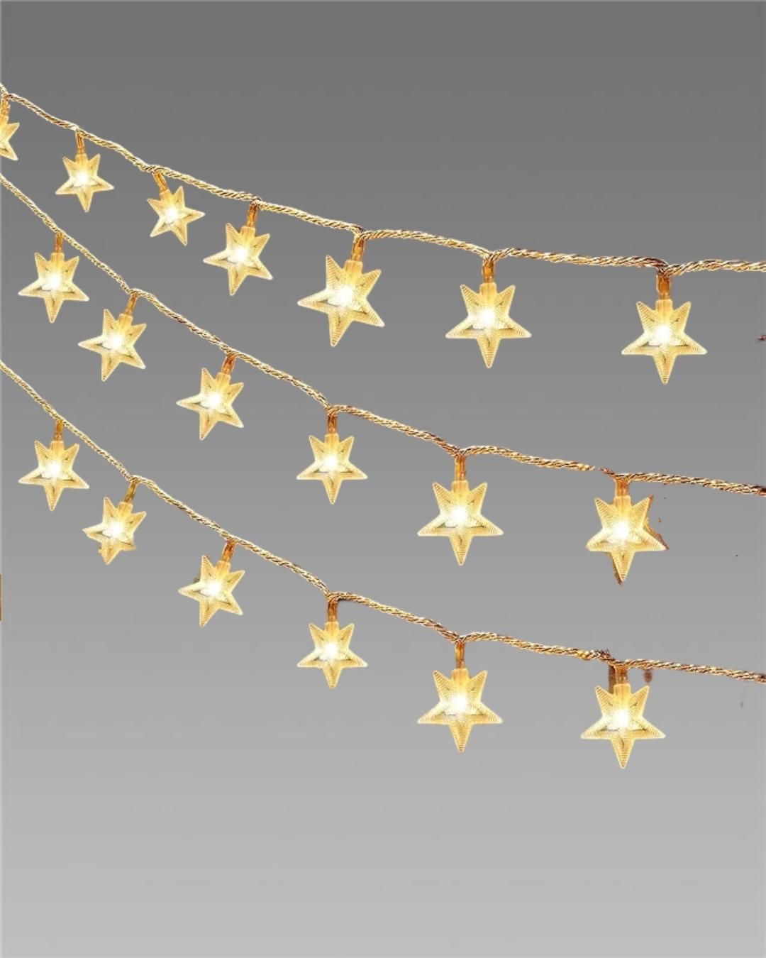Serial String Star Lights for Decoration - Style My Room