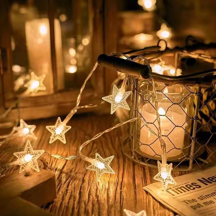 Serial String Star Lights for Decoration - Style My Room