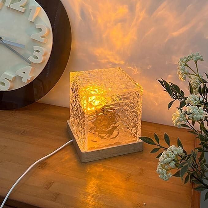 Rotating Water Ripple Night Light Aura Lamp jyxge4-69