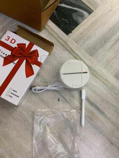 3d Acrylic Writing Board with Pen and Light - Style My Room