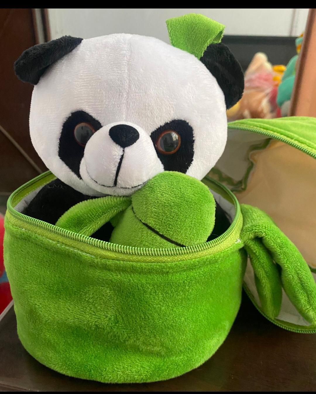 Cute Panda Plush with Bamboo jyxge4-69