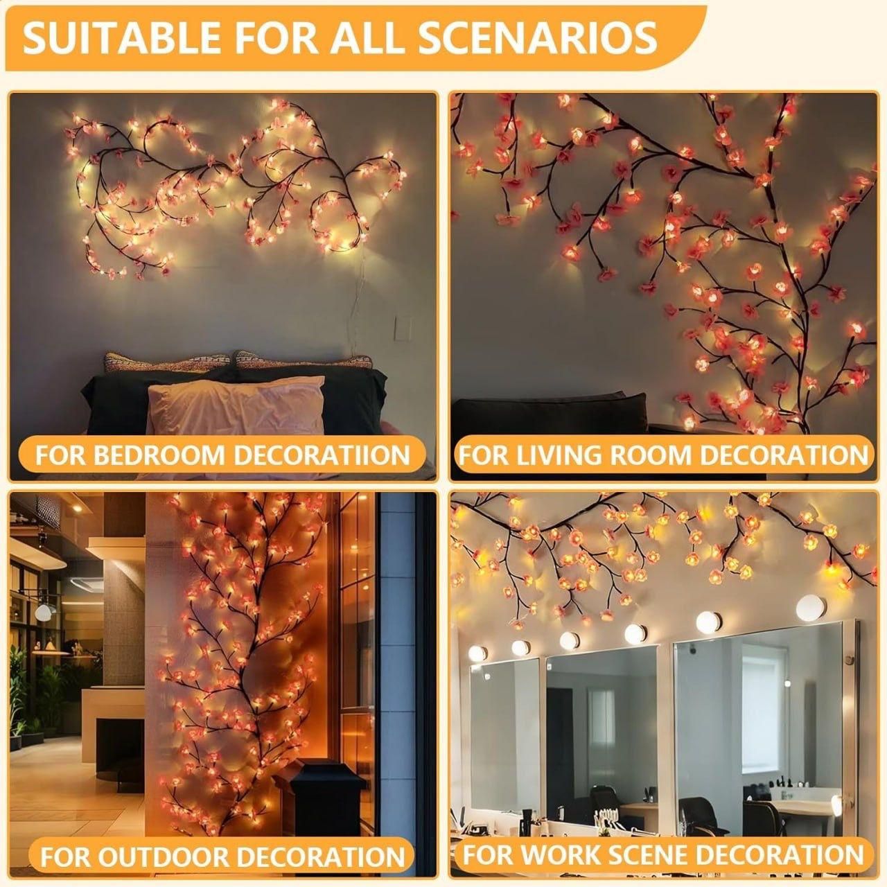 Cherry LED Tree Branch Lights jyxge4-69