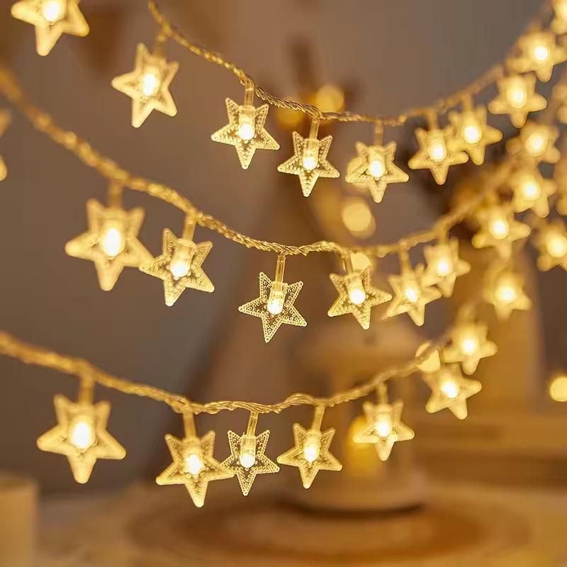 Serial String Star Lights for Decoration - Style My Room