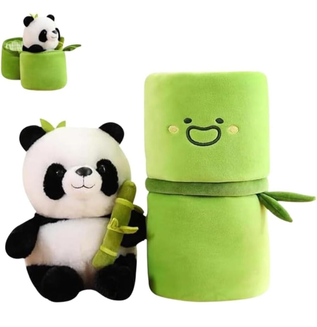 Cute Panda Plush with Bamboo jyxge4-69
