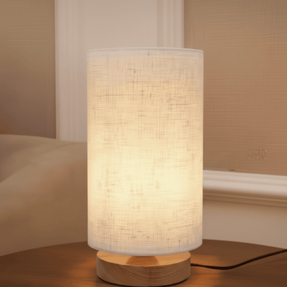 Wooden Table Lamp – Bedside & Study Table Lamp for Bedroom, Office, or Study Room Style My Room