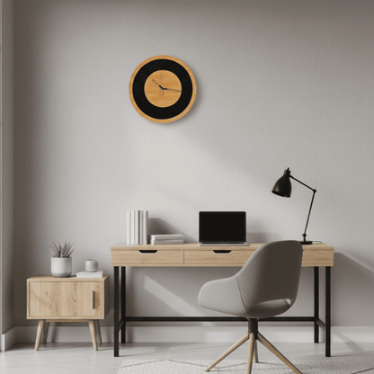 Stylish Wooden Wall Clock – Minimalist Design Style My Room
