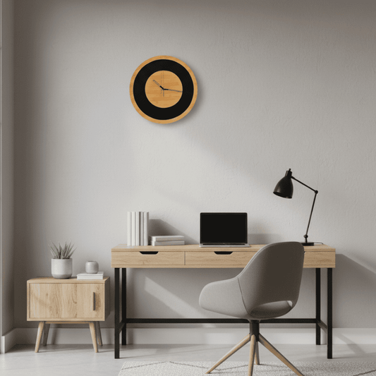 Stylish Wooden Wall Clock – Minimalist Design Style My Room