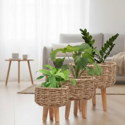 Handmade Jute Planters – Set of 3 Eco-Friendly Boho Plant Containers Style My Room
