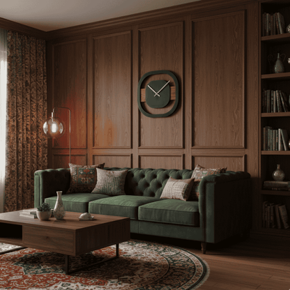 Modern Wooden Wall Clock – 12 Inch Style My Room