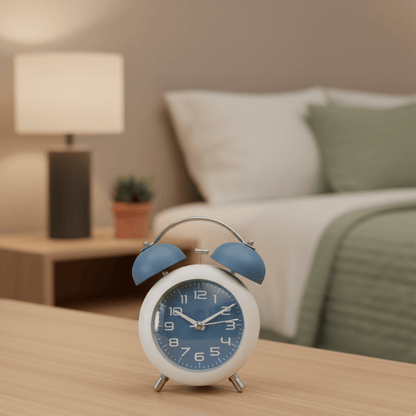 Luxe Matte Twin Bell Alarm Clock Style My Room