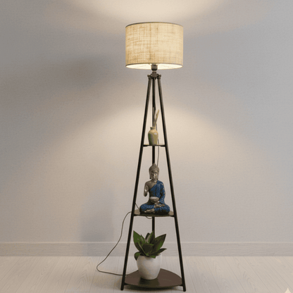 Floor Lamp with Shelf – Modern Lighting & Storage for Home Decor Style My Room