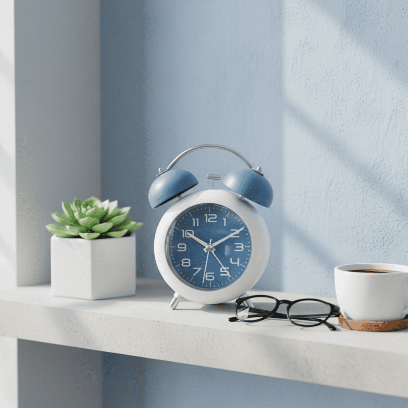 Luxe Matte Twin Bell Alarm Clock Style My Room