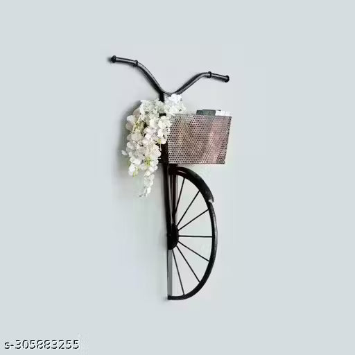 Black & Gold Bicycle Metal Wall Art – Vintage-Inspired Wall Hanging - Style My Room